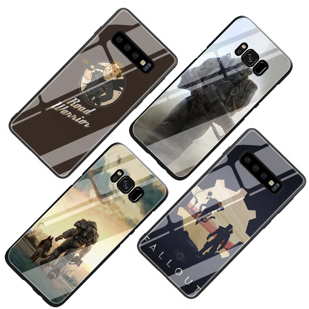 Fallout чехол для телефона из закаленного стекла Samsung Galaxy S7 Edge S8 S9 S10 Plus Note 8 9 A10 A20 A30 A40