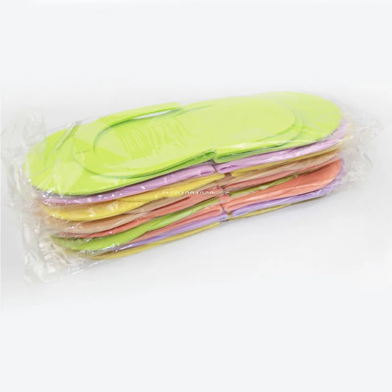 250 пар EVA одноразовые тапочки Пена Салон для спа Одноразовые Педикюр стринги