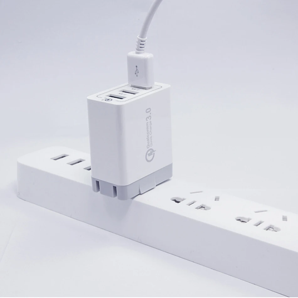 30 Вт Быстрая зарядка QC 3.0 USB быстро Зарядное устройство для Samsung S7 S8 Xiaomi Redmi 4X 5 iPhone 6 7 8 плюс iPad Универсальный USB Адаптеры питания Адаптер зарядного устройства для мобильного телефона