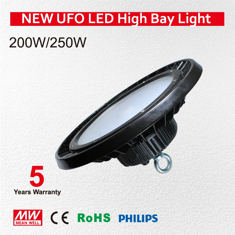 Высококачественный подвесной светодиодный светильник UFO High Bay s 150 Вт IP65 Meanwell Driver