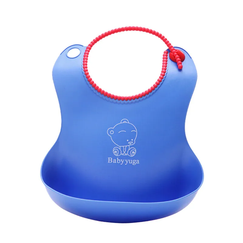 Детские Водонепроницаемые силиконовые нагрудники фартук для кормления