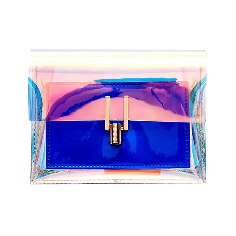 

Women Shoulder Bag Laser Transparent Swimming Bags Korean Style Crossbody Bag PVC Waterproof Bag