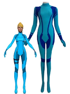 Костюм для косплея Samus Zero Game костюм зентай из лайкры и спандекса облегающий на