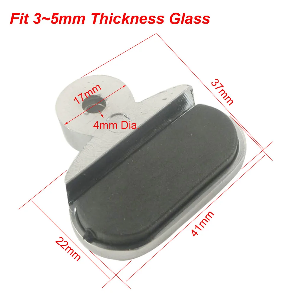 4 шт. зажим для стекла зажимы зеркала в ванную комнату из цинкового сплава