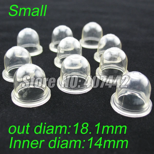 

10 x Fuel Pump Carburetor Primer Bulbs for Chainsaws Trimmer Brushcutter- Small