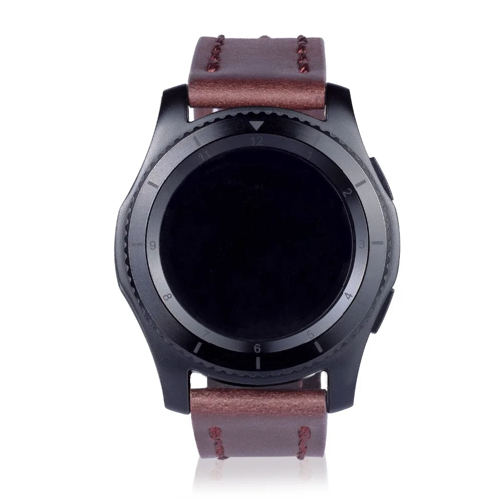 Laforuta gear S3 Frontier ремешок для samsung Galaxy Watch 46 мм S 3 Slassic 22 мм кожаный браслет на запястье Ретро винтажный ремень