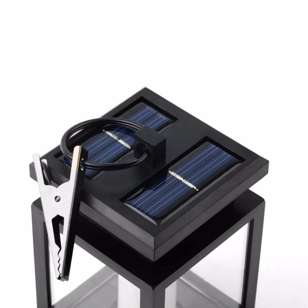 Горячие солнечные светодиодные свечи фонарь свет кемпинг пейзаж зонтик повесить