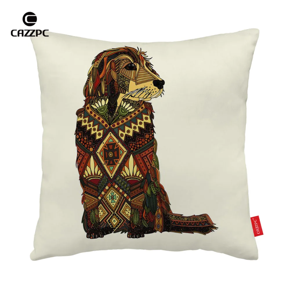 Винтаж ацтеков Геометрическая собака ПЭТ печать на заказ автомобиль