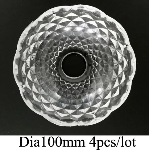 Dia100mm 4 шт./партия, прозрачные акриловые кристаллы Bobeche Dia90/100/120/150 мм, булавка, подсвечник, свадебное Рождественское украшение, люстра часть - Цвет: Dia100mm