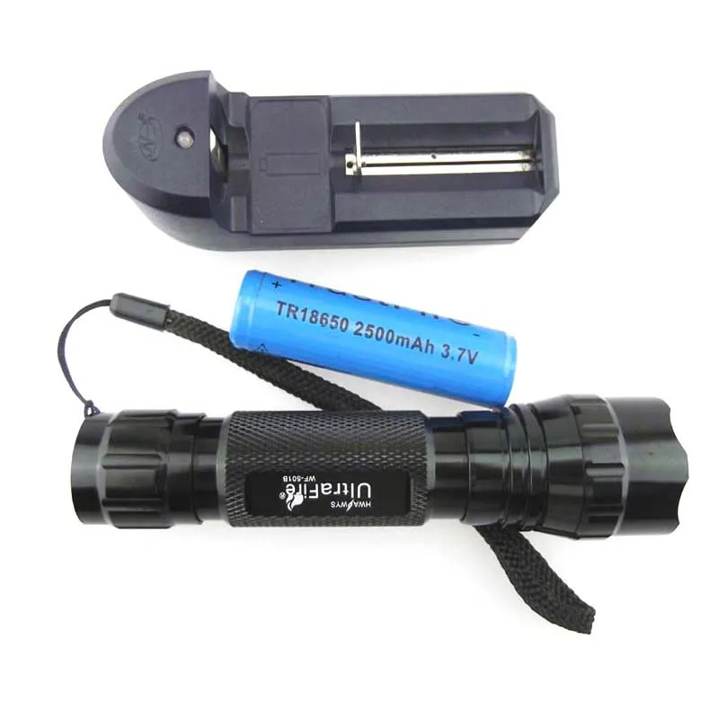 U-F 501B 365nm UV фонарик(1x18650