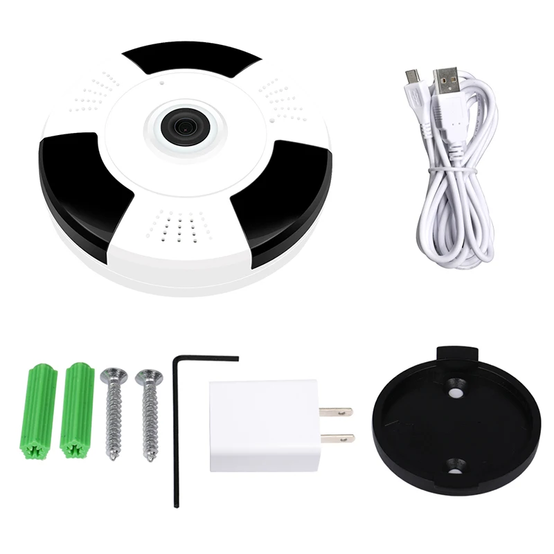 SUCAM Full HD 1080P Мини Wifi панорамный фотоаппарат 360 градусов угол обзора 3D VR 2MP IP камера 10