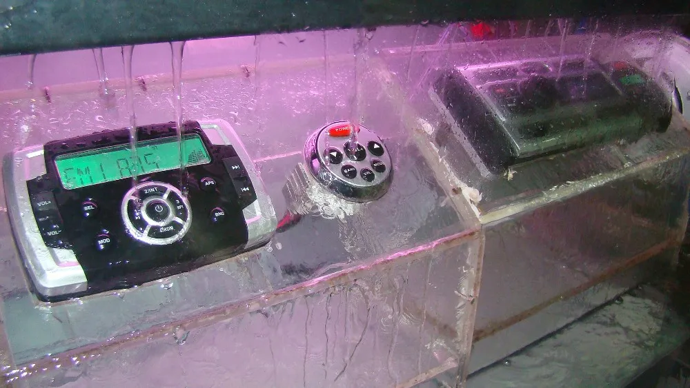 Водонепроницаемый морской лодка Bluetooth Радио стерео звуковая система цифровой медиа мотоцикл аудио AM FM MP3 плеер для ATV UTV яхты