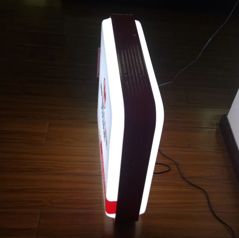 Высокая яркость пустая прямоугольная проекция наружная двусторонняя вакуумная