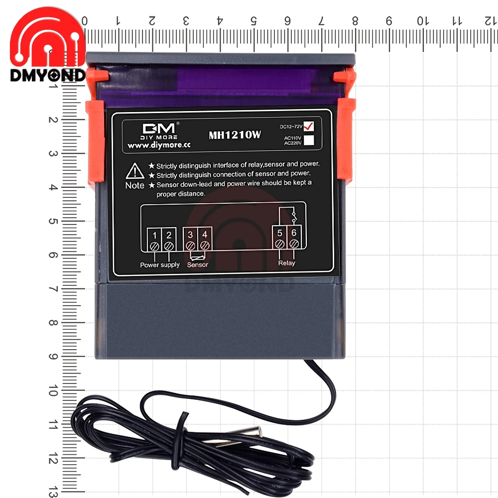 Цифровой регулятор температуры MH1210W Φ 12V 110V 220V 10A| |