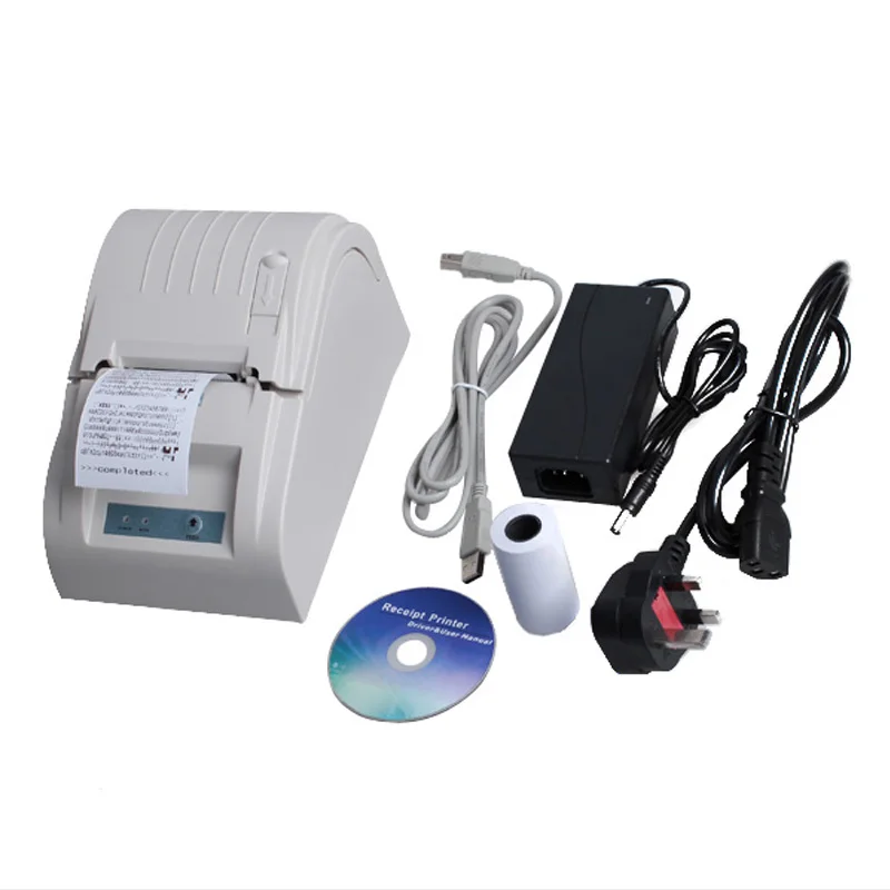 RJ45 POS термопринтер 58 мм 589TL порт LAN законопроект печатная машина для супермаркет