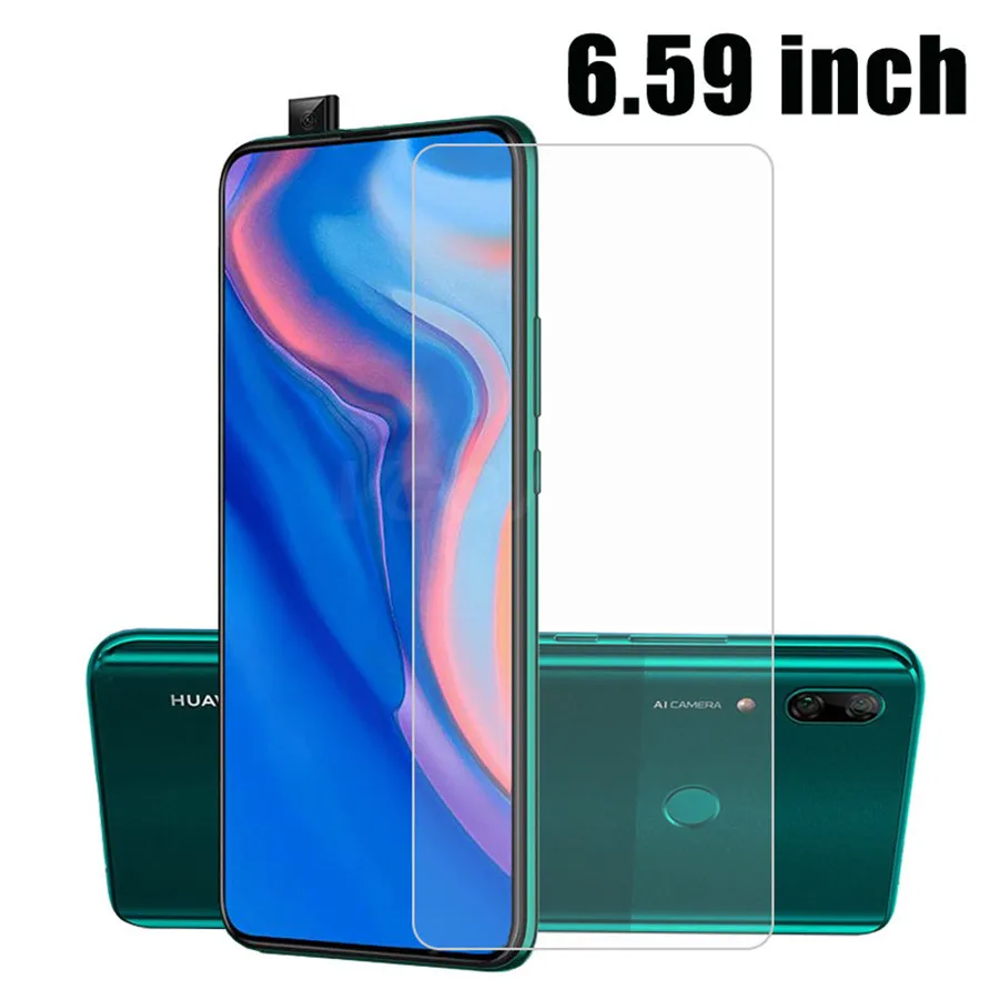 6,59 дюймов 2.5D Закаленное стекло для huawei P smart Z, защита экрана, полное покрытие для huawei Y9 Prime, защитная стеклянная пленка