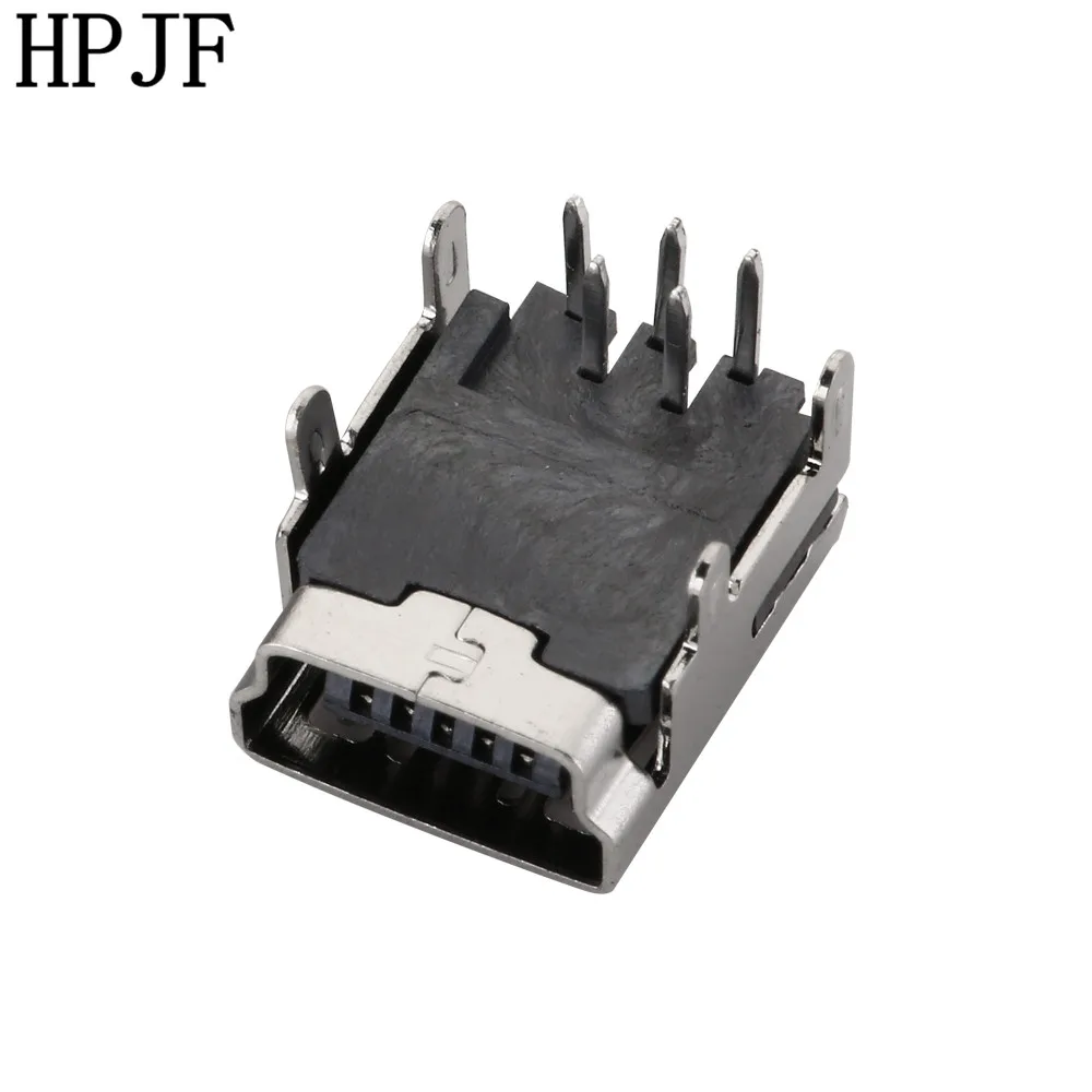 10 шт./лот Mini USB 5pin розеточная часть соединителя управления люминисцентными