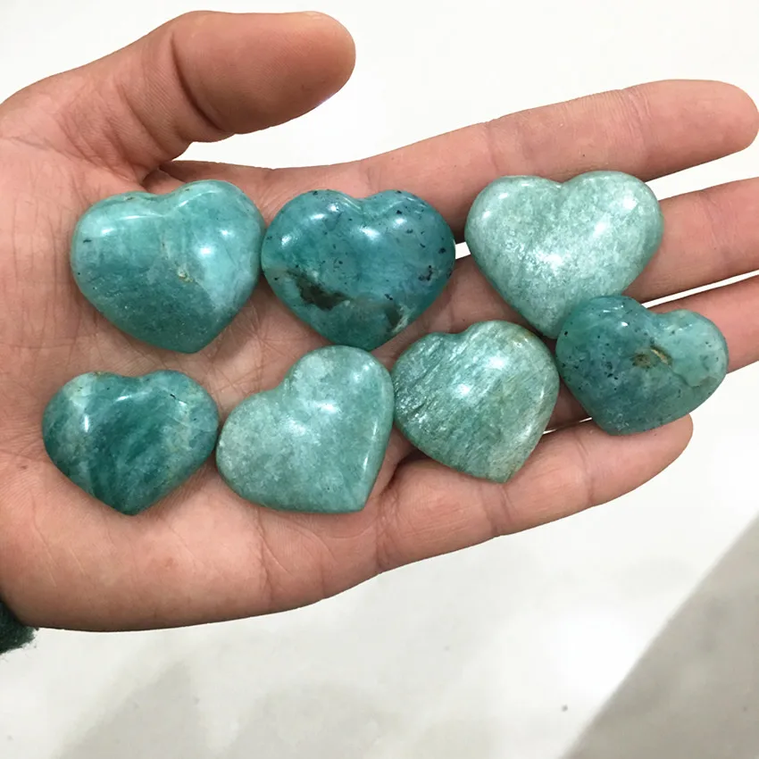 7 шт. натуральные драгоценные камни Tianhe сердце рейки целебные кристаллы как