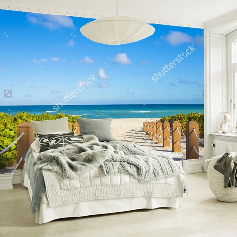 Природные пейзажи обои дорожки известный South Beach 3D фото для гостиная спальня