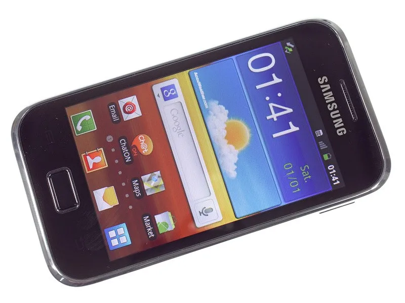 S7500 Оригинальный разблокированный Samsung Galaxy Ace Plus 5MP 512MB RAM + 2GB ROM 3 65 'ɺndroid OS GPS WIFI
