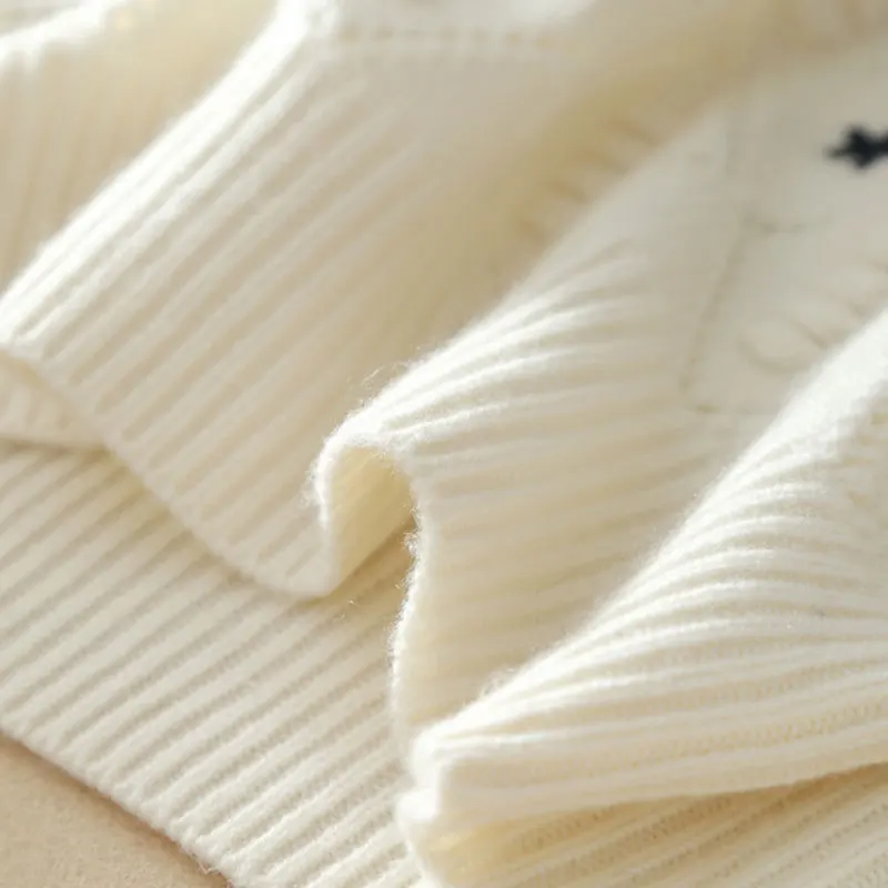 Cashmere Femal Sweaters 2018 Autumn Winter Embroidery Sweater Women 100% Pure Knitting Warm Pullover | Женская одежда