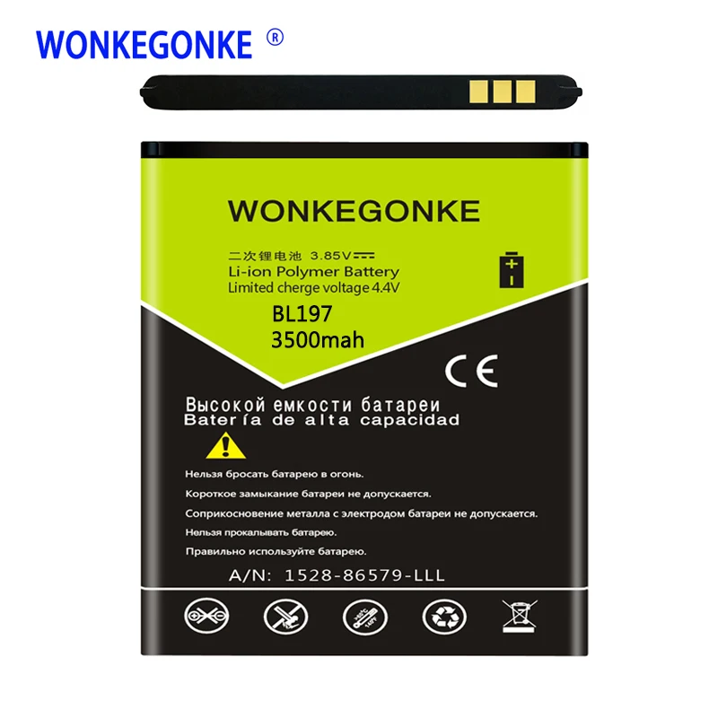 WONKEGONKE BL197 батарея для Lenovo A800 A820 A798t S720 S720i S750 S889T S870e S868T S889 A820T A798T батареи