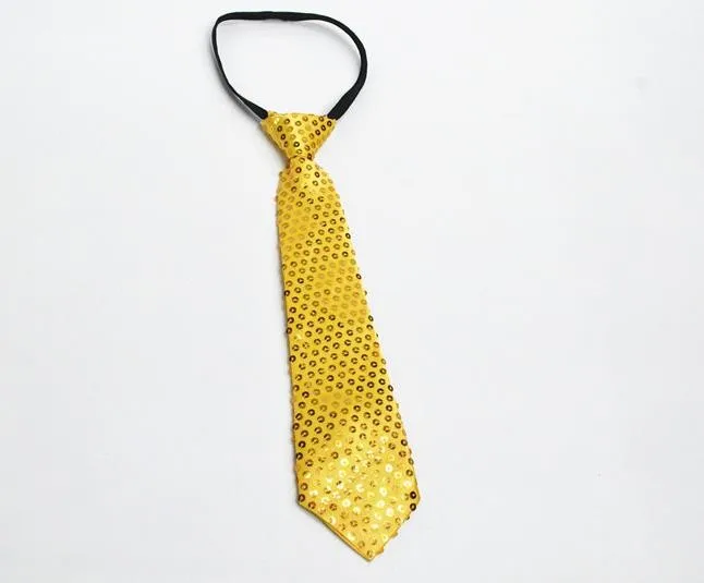 Галстук детский с блестками для дискотек вечеринок танцев |