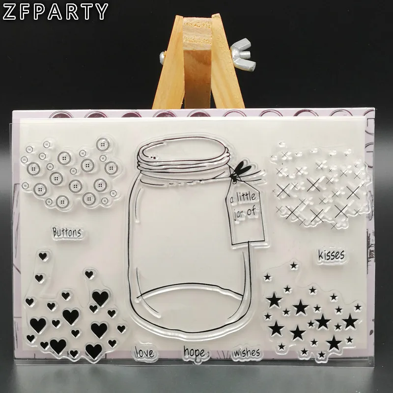 

Прозрачный силиконовый штамп ZFPARTY для скрапбукинга «сделай сам»