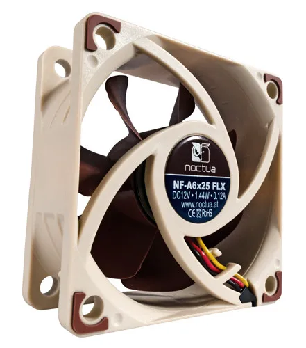 Noctua 60 мм теплоотвод вентилятор NF-A6X25 FLX кулер вентилятор охлаждения корпуса и башни вентилятор