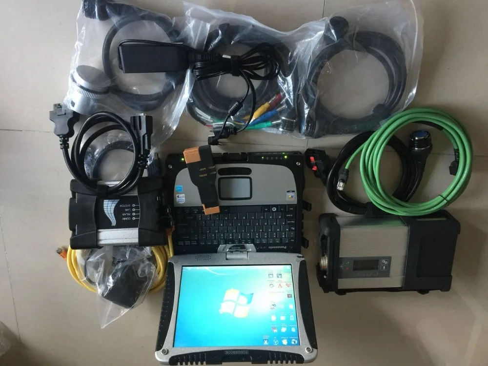 

2in1 Diagnostic Tool MB Star C5 for BMW ICOM next Installed with 1tb HDD Latest Software in Laptop CF-19 1 year warranty