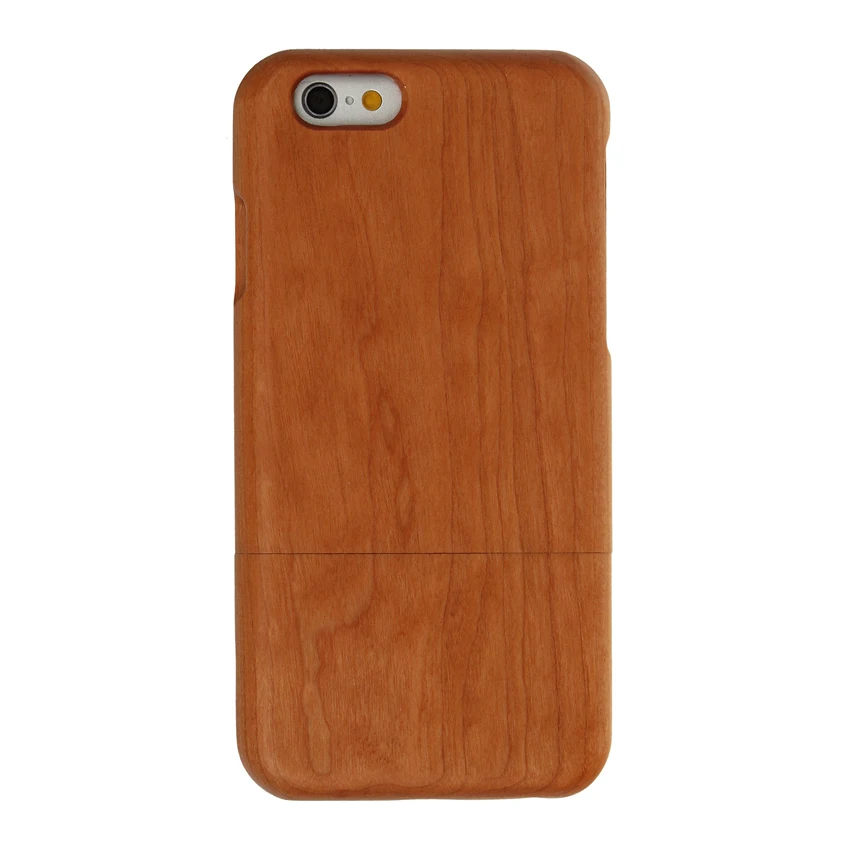 LPWZHMG Natural Anti-Knock Back Wood Phone Cases For Iphone 5 5S SE 6 6s 6plus 6splus 7plus Two Stage Fission Mobile Shell |