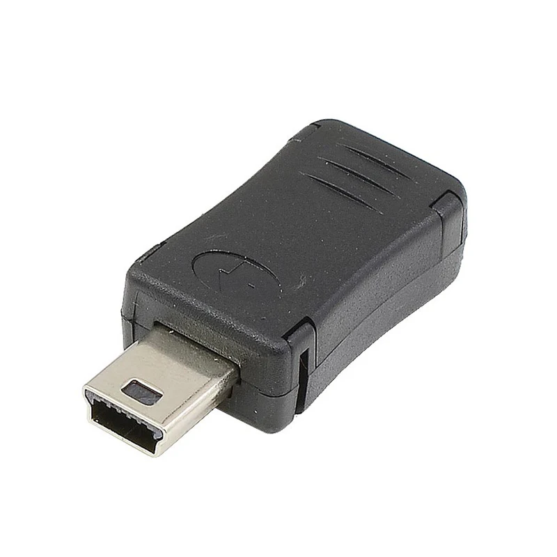 USB2.0 Micro USB Женский к Mini Мужской адаптер зарядного устройства для мобильного телефона