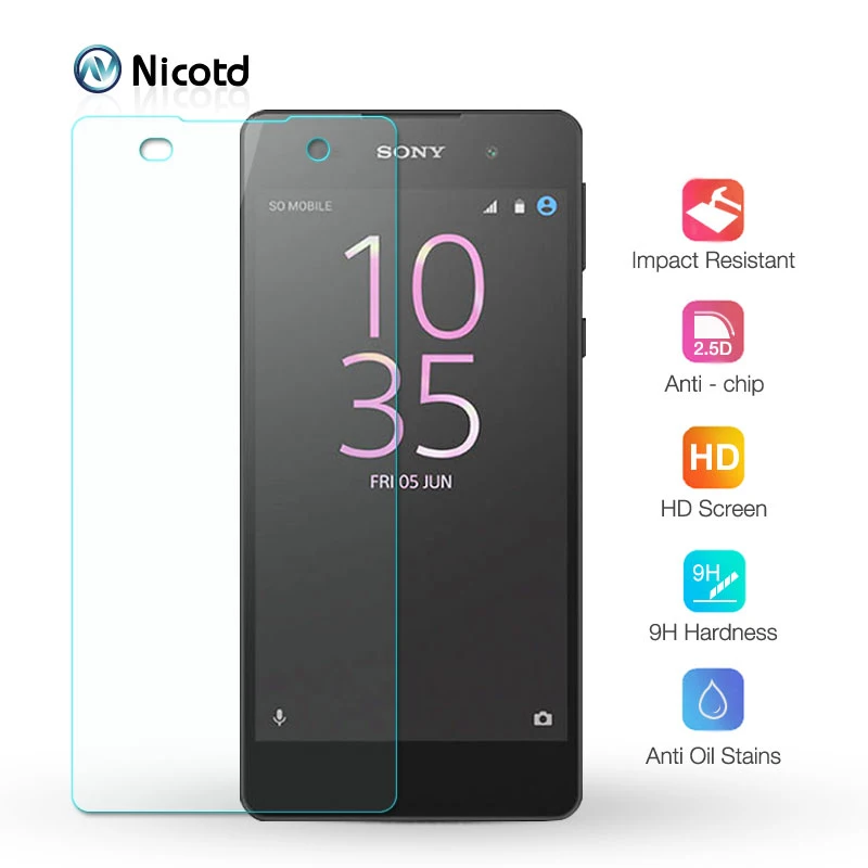 Закаленное стекло Nicotd для Sony Xperia E5 M5 M4 9H HD усиленная защита экрана Защитная пленка