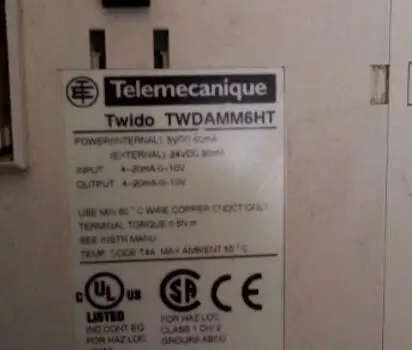 

PLC TWDAMM6HT, используется один, 90% ВНЕШНИЙ ВИД НОВЫЙ, 3 месяца гарантии в наличии