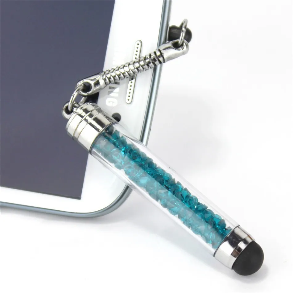 Luxury fashion diamond crystal touch pen iPhone flat panel universal dust plug(3packs) | Электроника