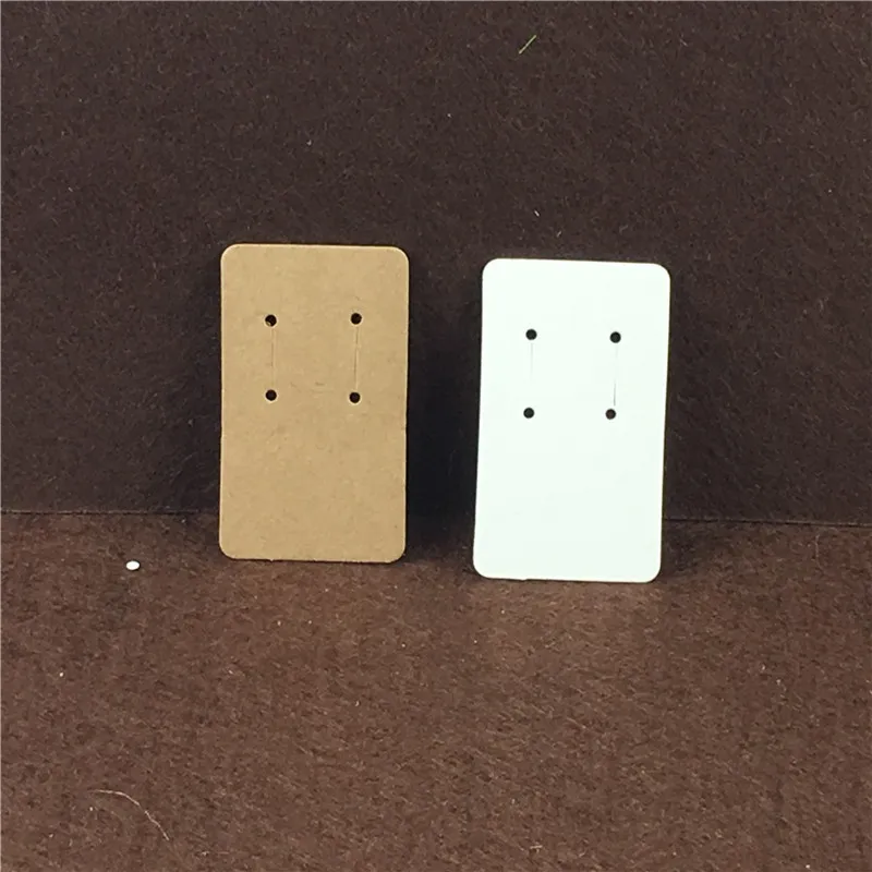 

100Pcs Ear Hooks Earring Long Earrings Stud Earrings Universal 4 Hole Earring Card Display Jewelry Cards 5.5*3.2cm Fashion