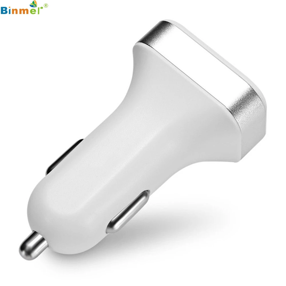 Binmer Портативный модный тренд новый индивидуальный двойной USB 4.8A автомобильное