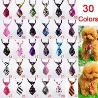 200pcslot pet dog tie knots neckties bowtie 30 patterns cute dog bow tie grooming products free shipping za5414