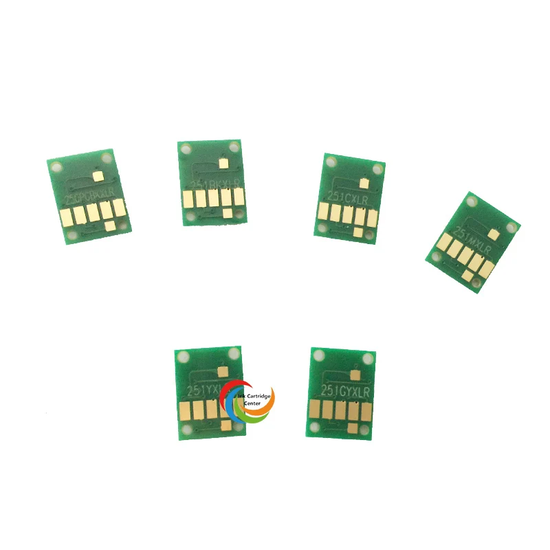 Чипы CISSPLAZA ARC 6 шт. чипы совместимые с CANON MG6320 MG7120 MG7520 IP8720 pgi 250 чип автоматическим