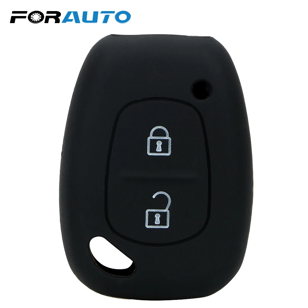 FORAUTO 2 кнопки силиконовый чехол для ключа автомобильного автомобильные