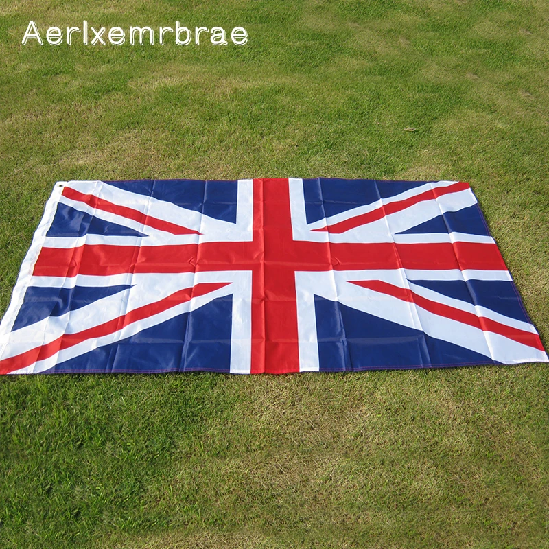 Флаг aerlxemrbrae, Большой Британский баннер, флаг 5*3 фута 90*150 см, флаг Великобритании из полиэстера Великобритании