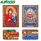 Картина стразами особой формы AZQSD, для рукоделия, 5D, алмазная вышивка, мозаика для домашнего декора