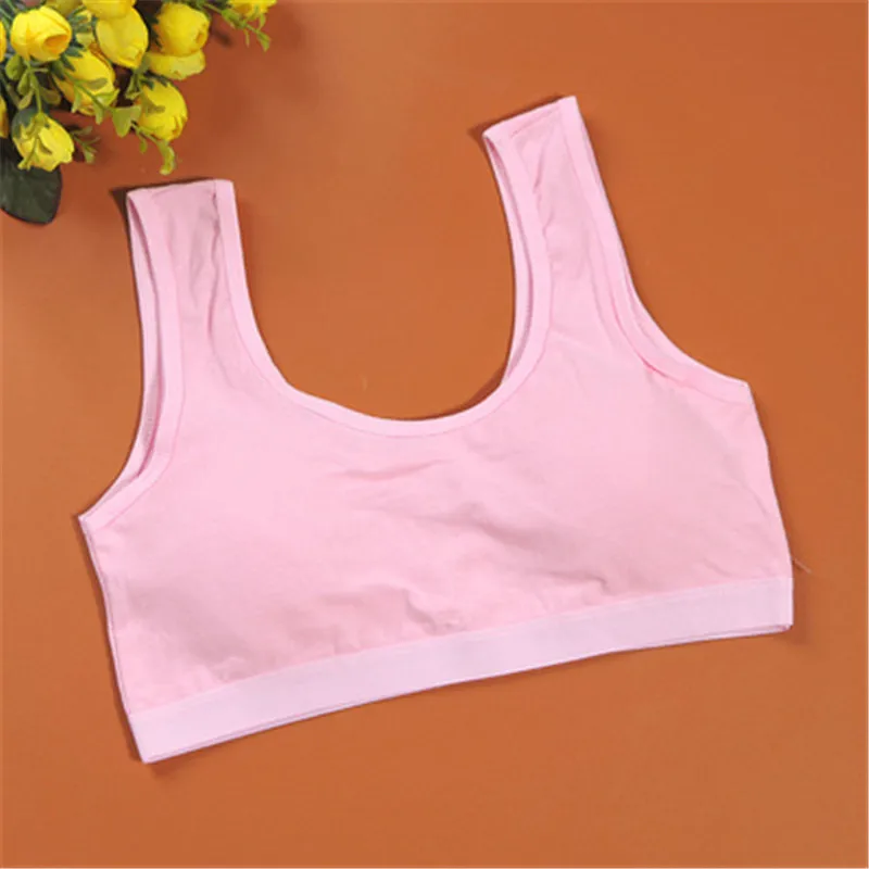 5pc Kids Bra Girls Underwear Clothing Cotton Teen Sports with Chest Pad Puberty Girl training Children Underclothes | Детская одежда и