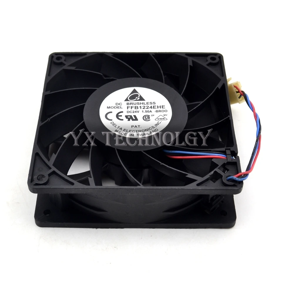 Новинка 12038 12 см 120 мм 24 в А PWM охлаждающий вентилятор контроль скорости FFB1224EHE с