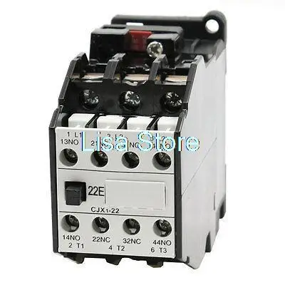 CJX1-22A 4 NO + 4 NC электромагнитное реле 380 В/50 Гц 460 В/60 Гц 4 полюса