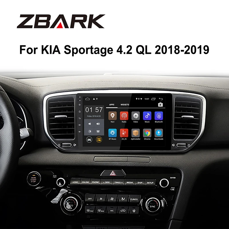 Android 8 1 ram 2G Автомобильный Радио мультимедийный плеер для KIA sportage 2018 2019 KX5 gps
