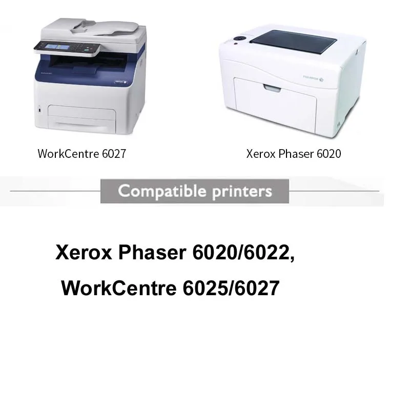 Совместимый картридж с тонером для лазерного принтера Xerox Phaser 6020 6022 6025 106R02760 106R02761