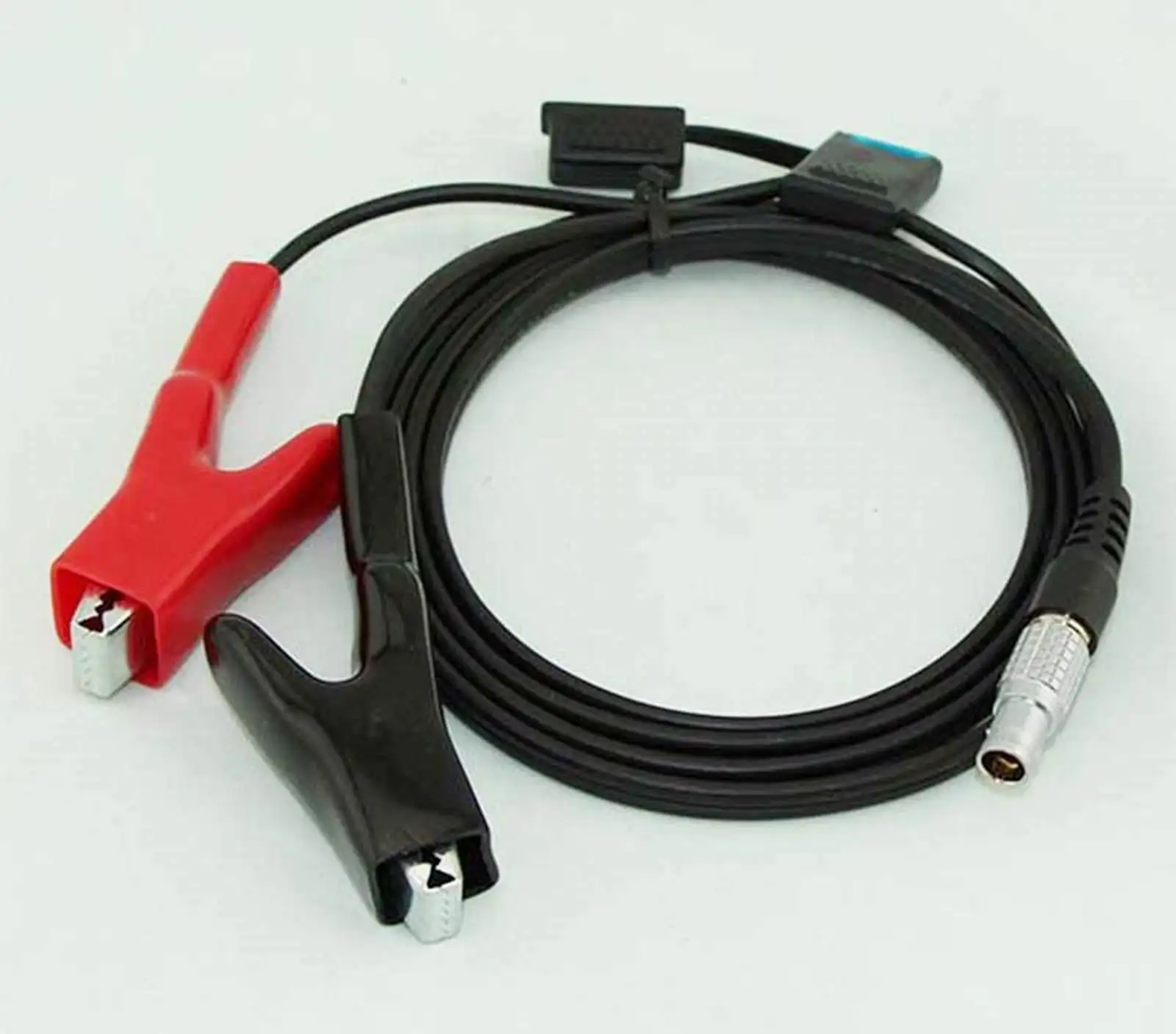 BRAND NEW Power Cable for Leica total station 5-pin (0B) wire to Alligator clips | Инструменты