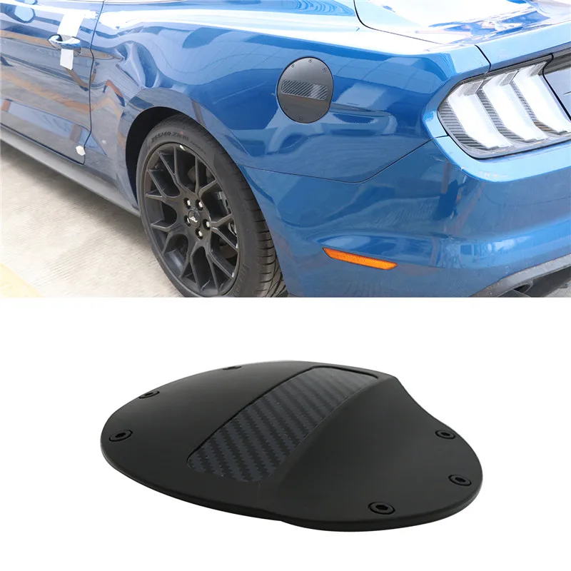 Крышка топливного бака для Ford Mustang 2015 2018 углеродный блок с покрытием из АБС