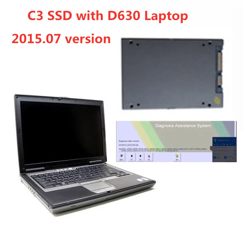 Ноутбук d630 2020 MB STAR C3 с программным обеспечением Star SSD последняя версия V2015.07 для